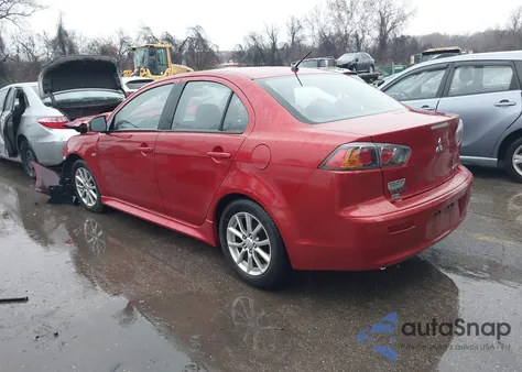 2016 Mitsubishi Lancer Es из США, поврежденный, VIN JA32V2FW9GU002736